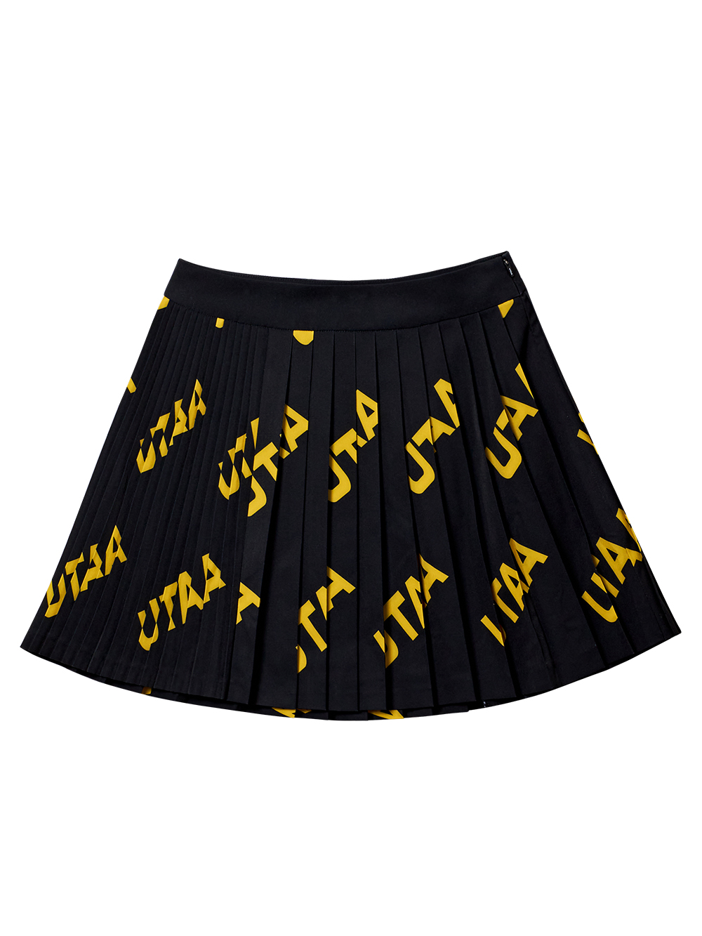 UTAA Logo Wave Pleats Skirt (UA3SKF455BK)