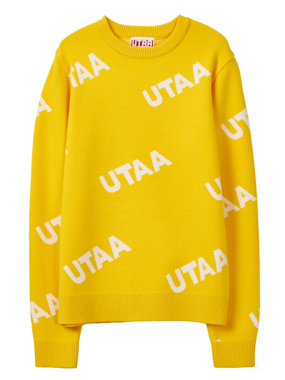 UTAA Logo Wave Knit Pullover  : Women&#039;s (UB1KTF113YE)
