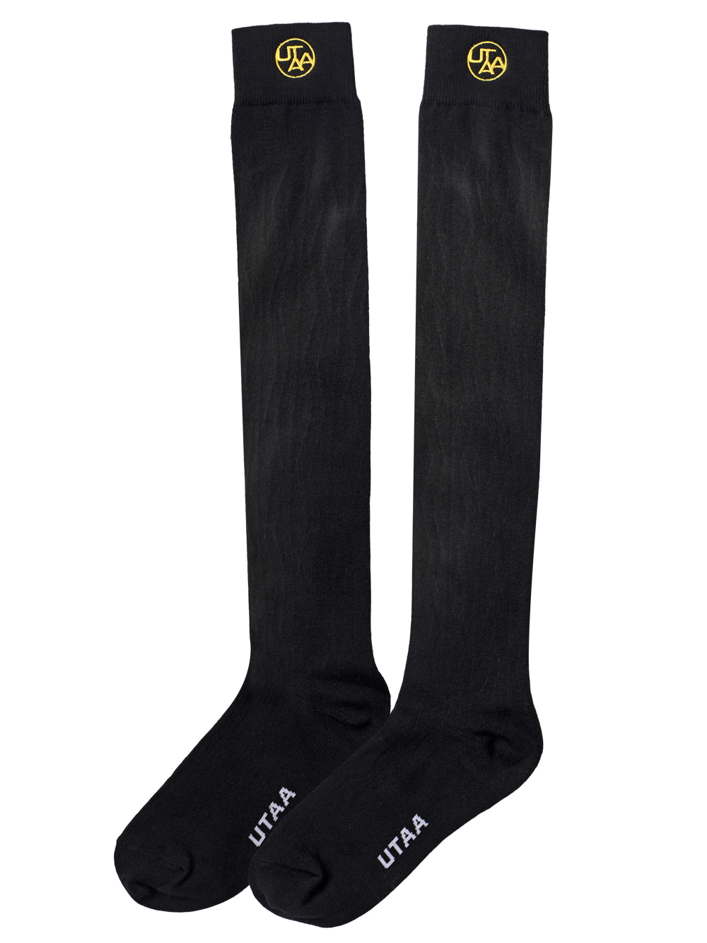UTAA Gild Twill Knee Socks : Black (UC0GSF155BK)