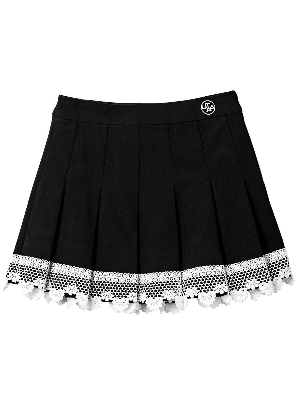 UTAA Notredame Lace Skirt : Black (UB2SKF200BK)