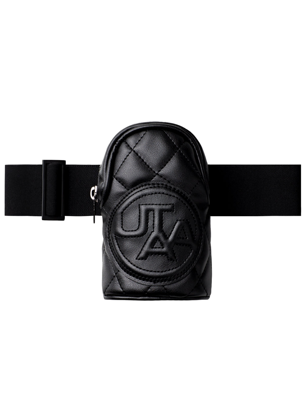 UTAA Symbol Quilting Buckle Belt Bag : Black(UC0GAU259BK)