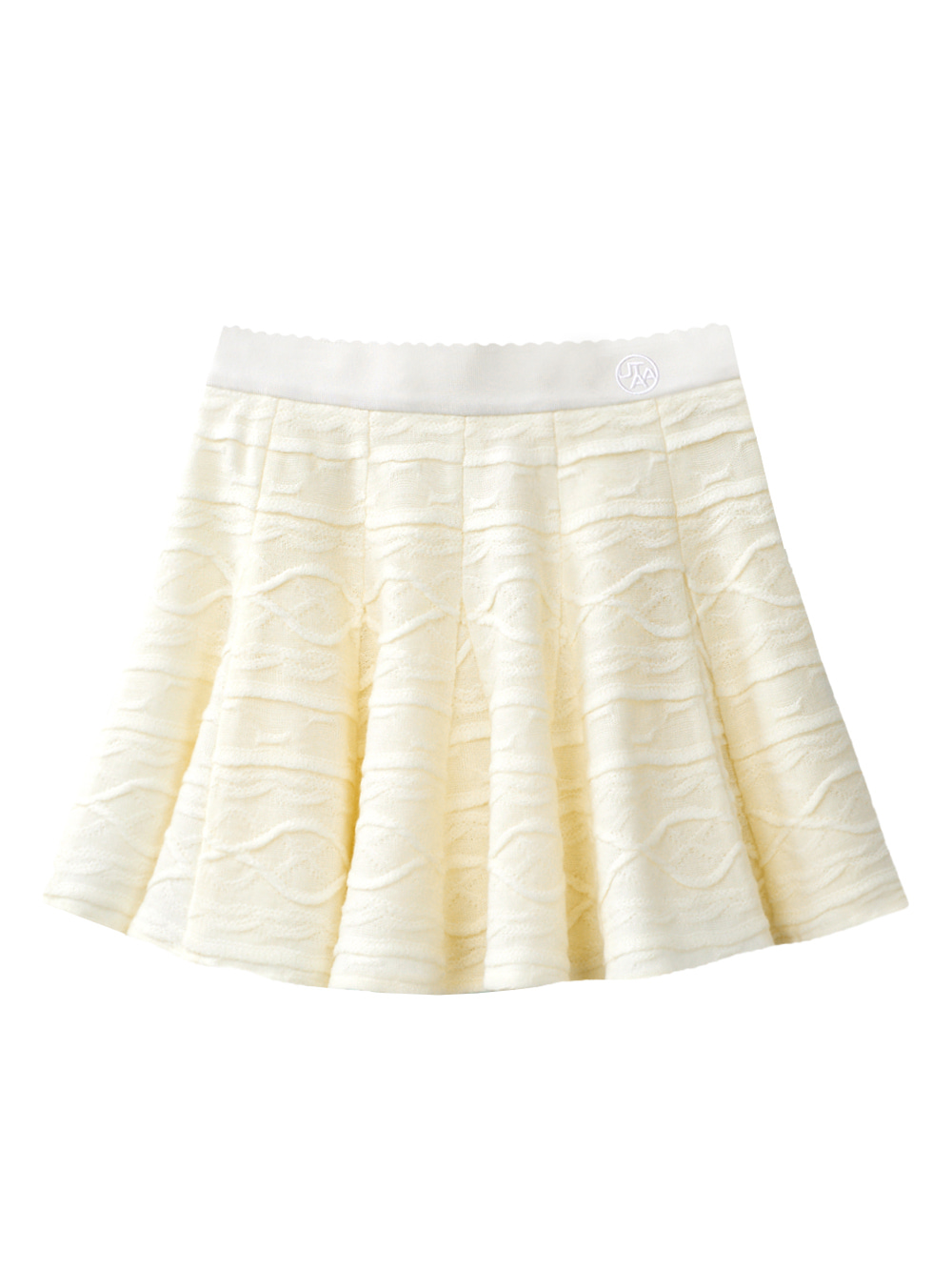 UTAA Pinking Flare Skirt : Women&#039;s White(UC2SSF411WH)