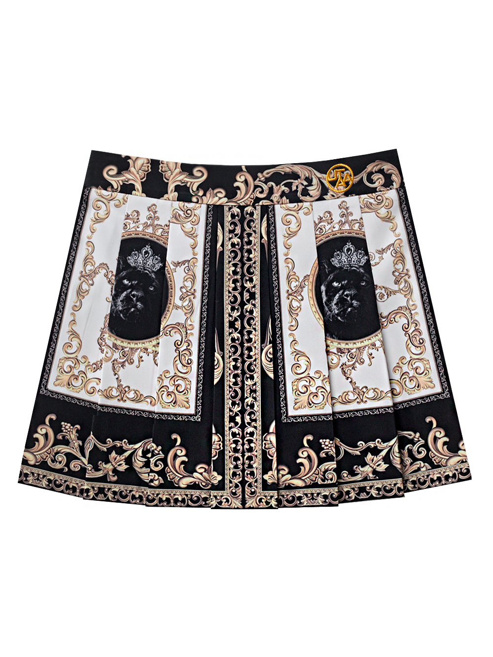 UTAA Baroque Short Skirt : Women&#039;s Black(UC2SKF304BK)
