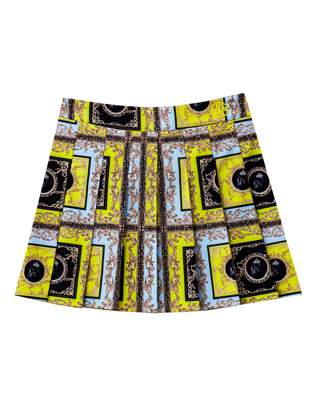 UTAA Neon Baroque  Flare Skirt : Women&#039;s Sky Blue(UB3SKF300SB)