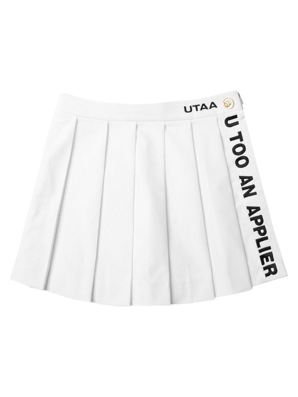 UTAA Ducat Short Skirt Pants : Women's White (UC2PSF283WH) - 유타 골프