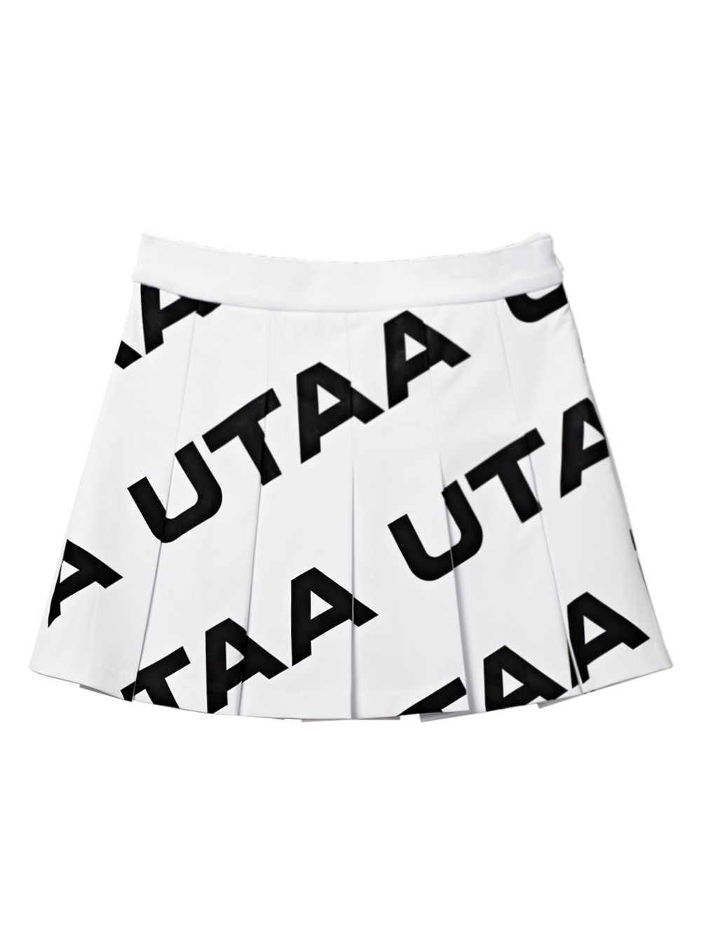 UTAA Logo Wave Flare Skirt  : Women&#039;s White  (UC2SKF112WH)
