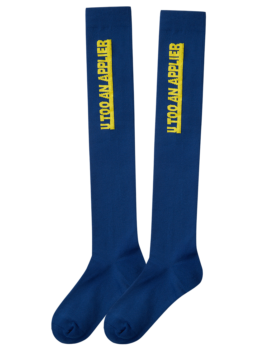 UTAA Logo Knee Socks : Blue  (UC0GSF145BL)