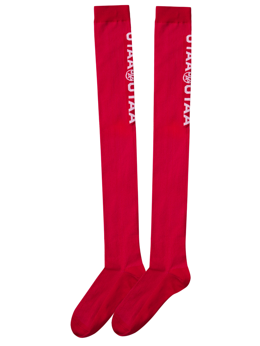 UTAA Double Logo Knee Socks : Pink  (UC0GSF143PK)
