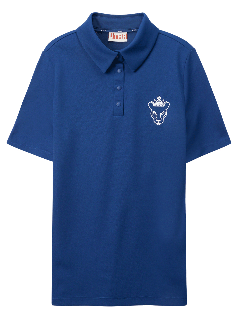 UTAA Crown Panther Emblem PK T-Shirts : Men&#039;s Blue  (UC2TSM429BL)