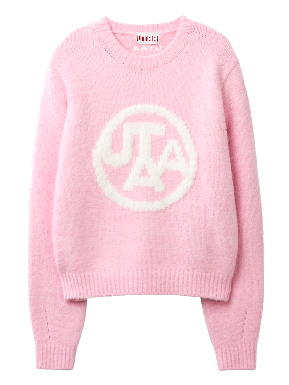 UTAA Neon Color Pop Knit Pullover : Women&#039;s Light Pink (UD1KTF101LP)