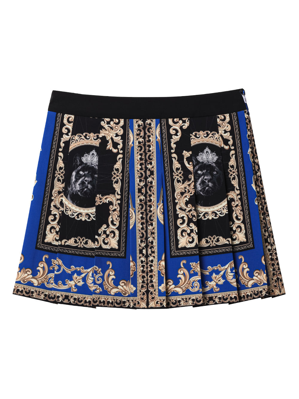 UTAA Baroque Short Skirt : Royal Blue  (UB2SKF230BL)