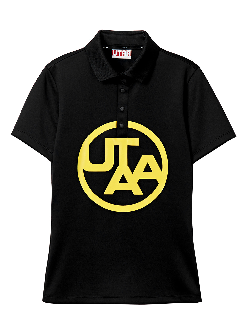 UTAA Emblem PK T-shirts : Womens  (UA0TSF453BK)