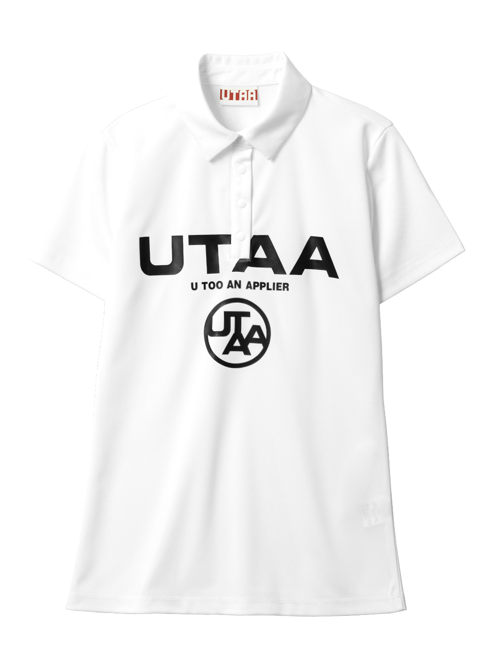UTAA Slogan Logo PK T-shirts : Womens  (UA2TSF421WH)
