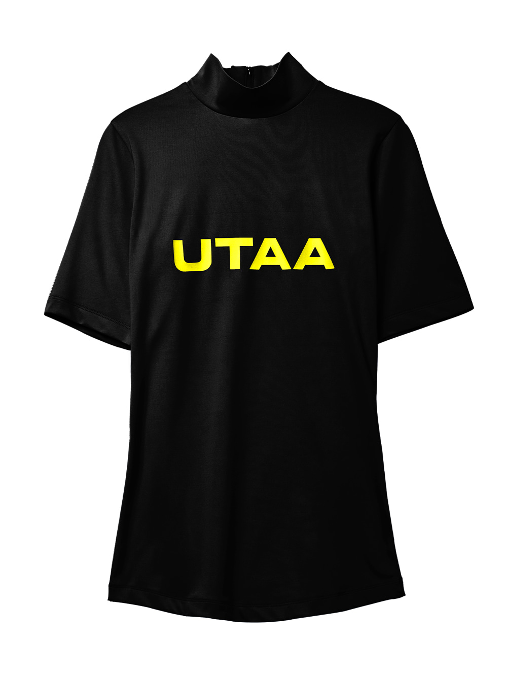 UTAA Swing Fit Turtleneck Tee : Womens  (UA0INF120BK)