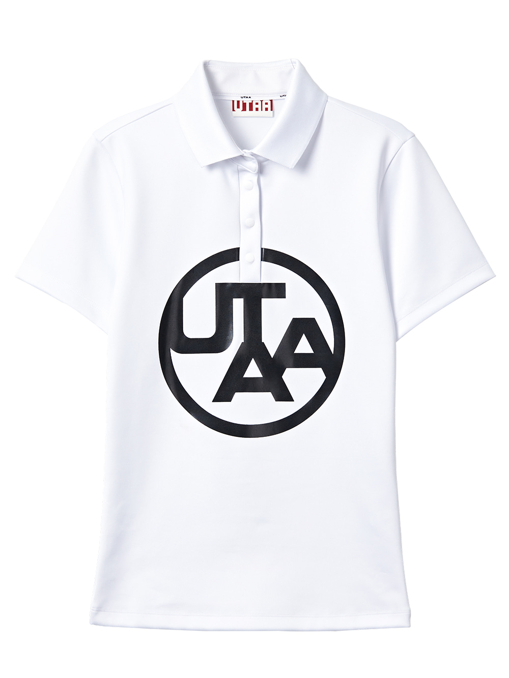 UTAA Emblem PK T-shirts : Womens  (UA0TSF453WH)