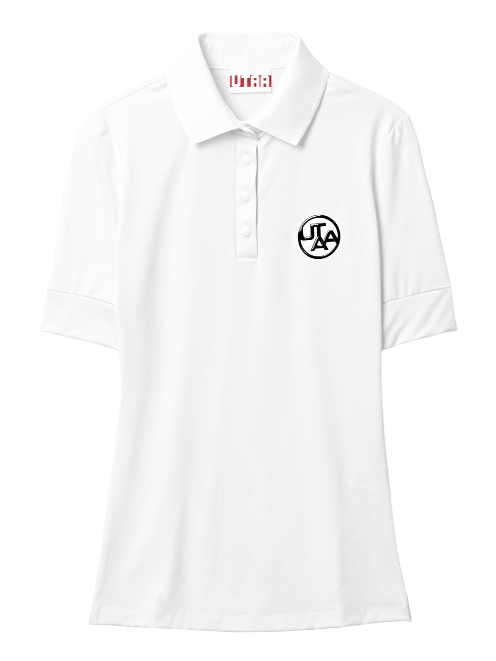 UTAA Swing Fit Emblem Polo T-Shirts : Women&#039;s (UA2TSF233WH)
