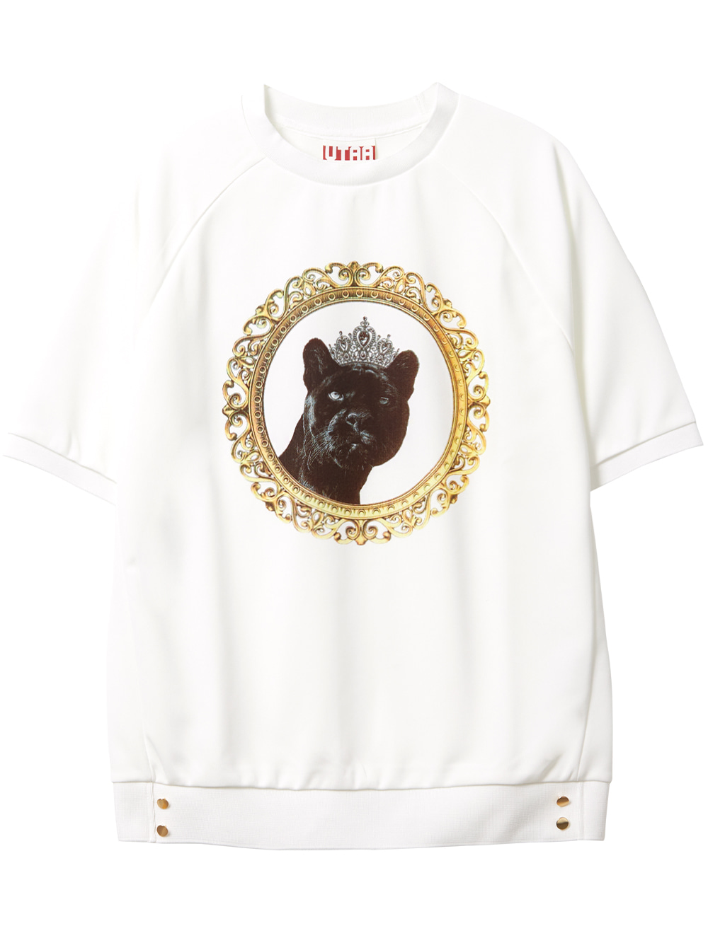 UTAA Panther Circle T-shirts  : White (UA2TSF452WH)
