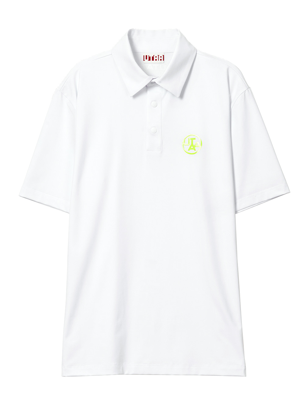 UTAA Neon Emblem Polo T-shirts : Mens  (UA2TSM402WH)
