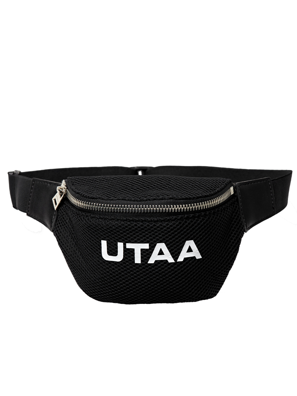 UTAA Logo Mesh Belt Bag : Black (UB0GAU240BK)