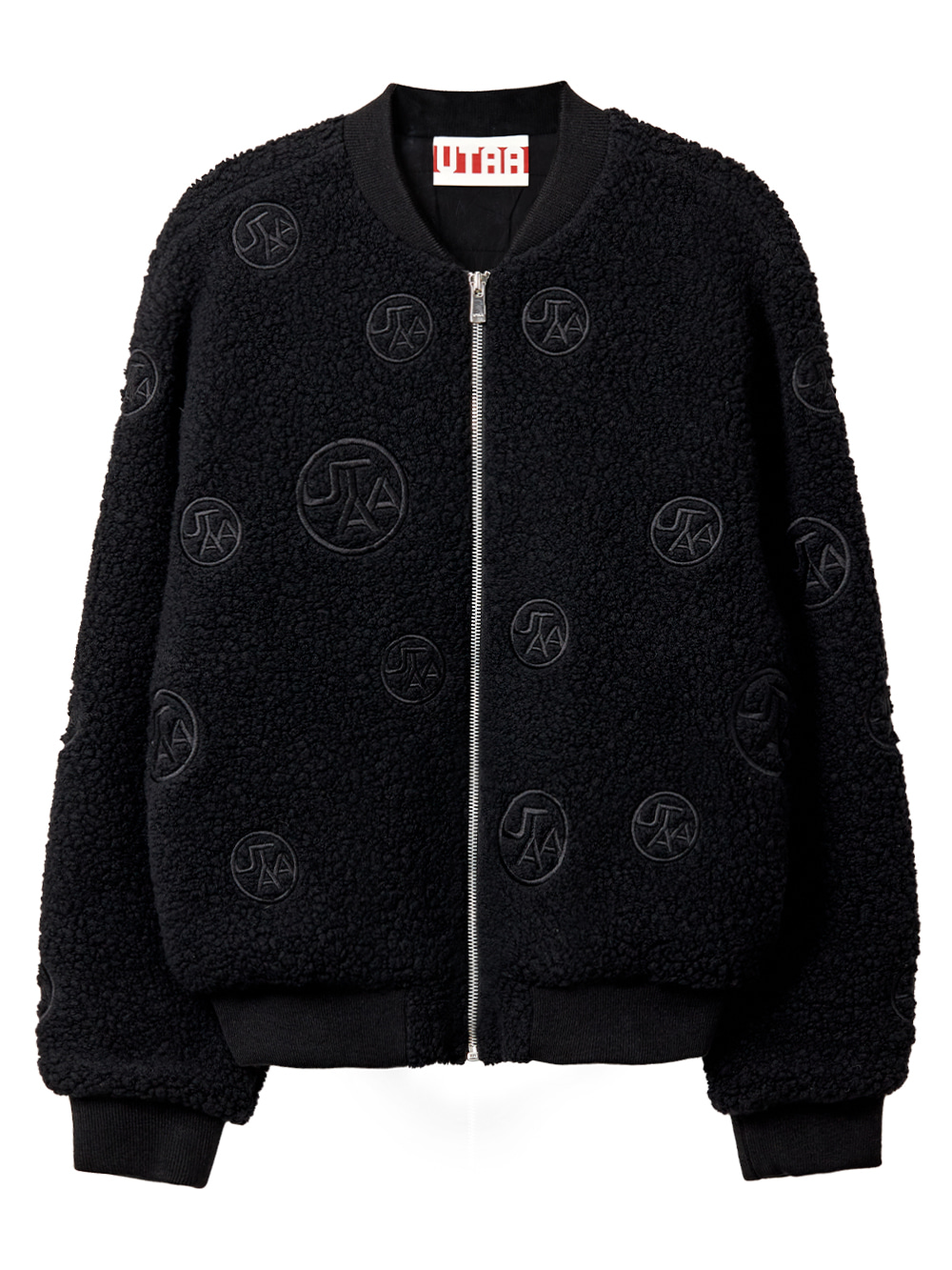 UTAA Polka Dot Emblem Fleece Jacket : Womens (UA4JPF583BK)