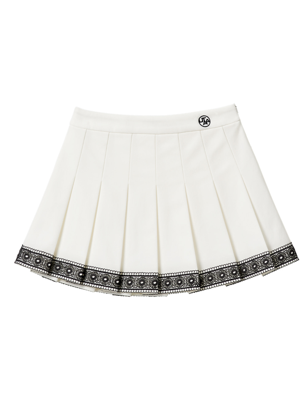 UTAA Notredame Lace Flare Skirt : White (UB1SKF200WH)