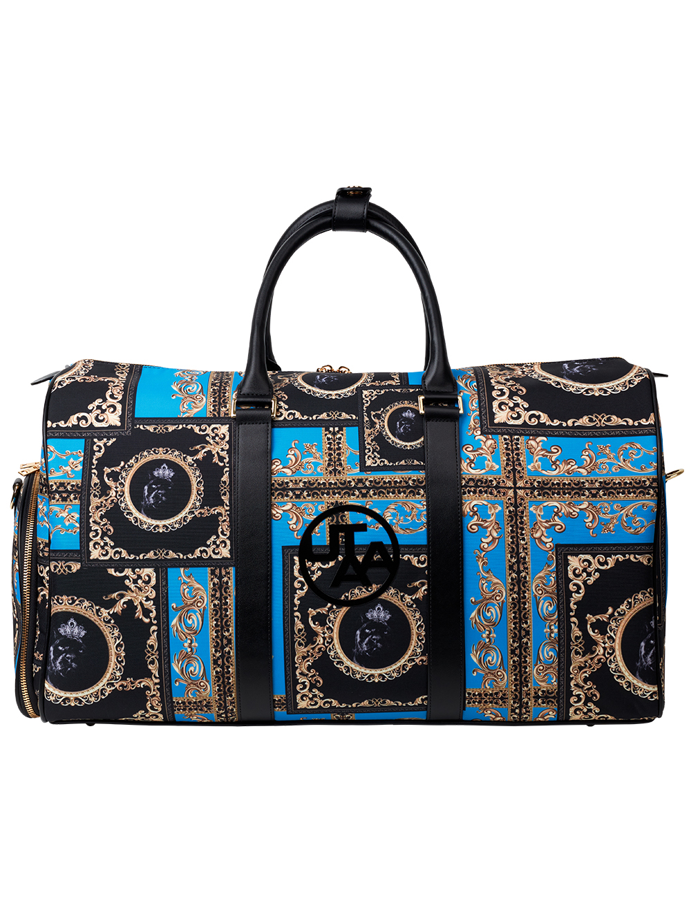 UTAA Dazzle Baroque Boston Bag : Blue (UB0GOU300BL)