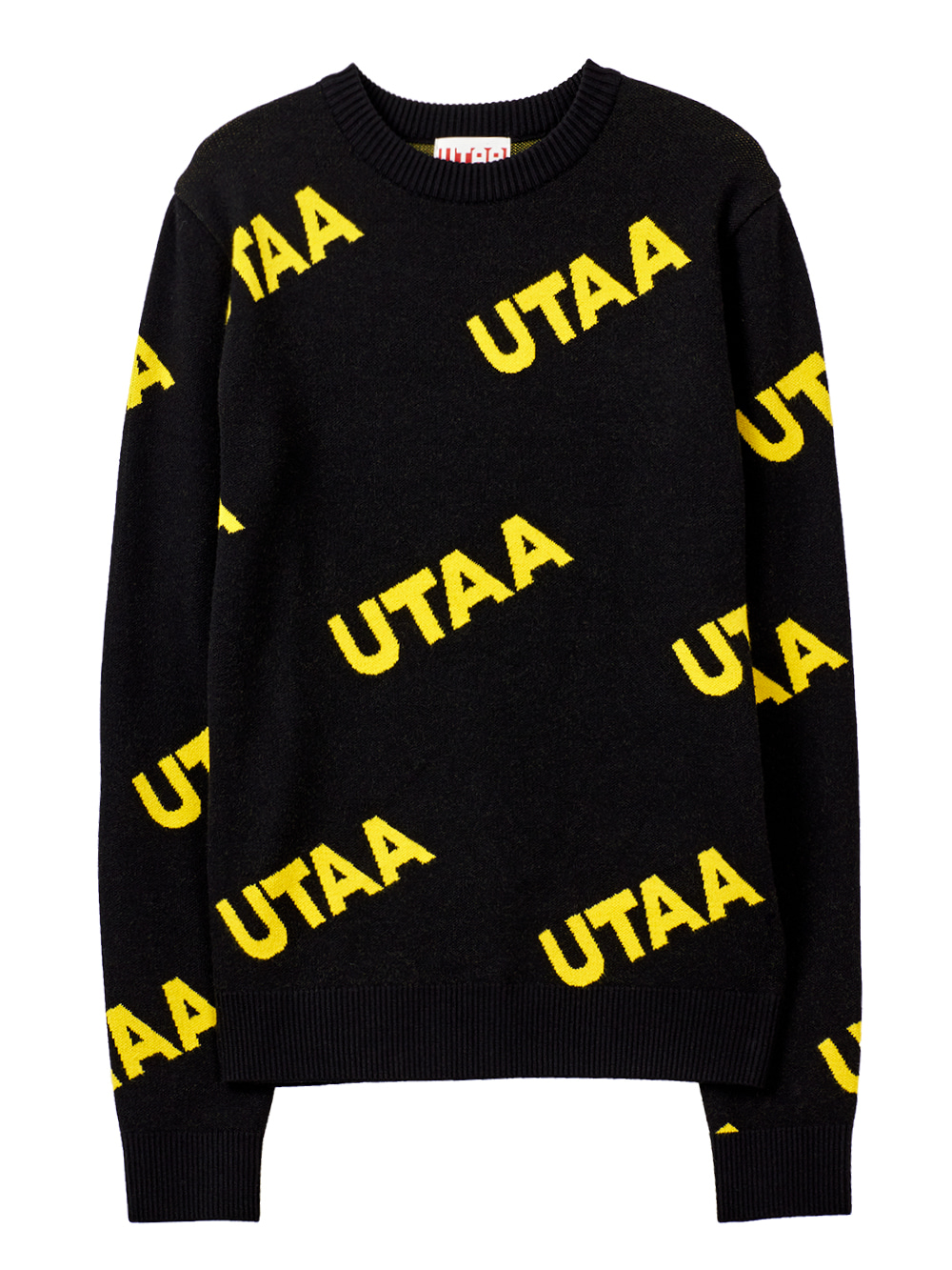 UTAA Logo Wave Knit Pullover  : Women&#039;s (UB1KTF113BK)