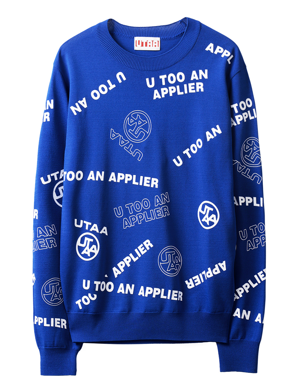 UTAA Traffic Messenger Knit Pullover  : Women&#039;s Blue (UB1KTF150BL)