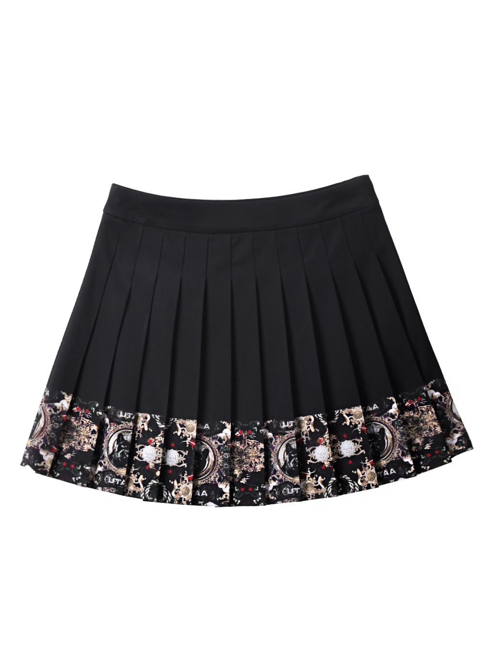 UTAA Knightmare Pleats Skirt (UC2SKF241BK)