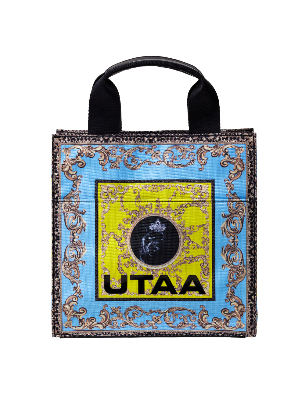 UTAA Neon Baroque Tote Bag : Sky Blue (UB0GAF301SB)