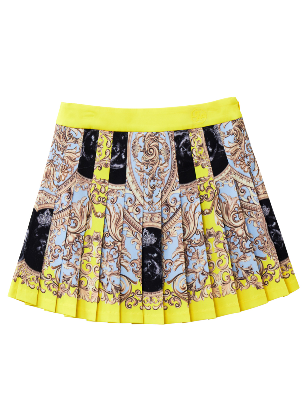 UTAA Folding Baroque Pleats Skirt : Yellow (UB2SKF302YE)