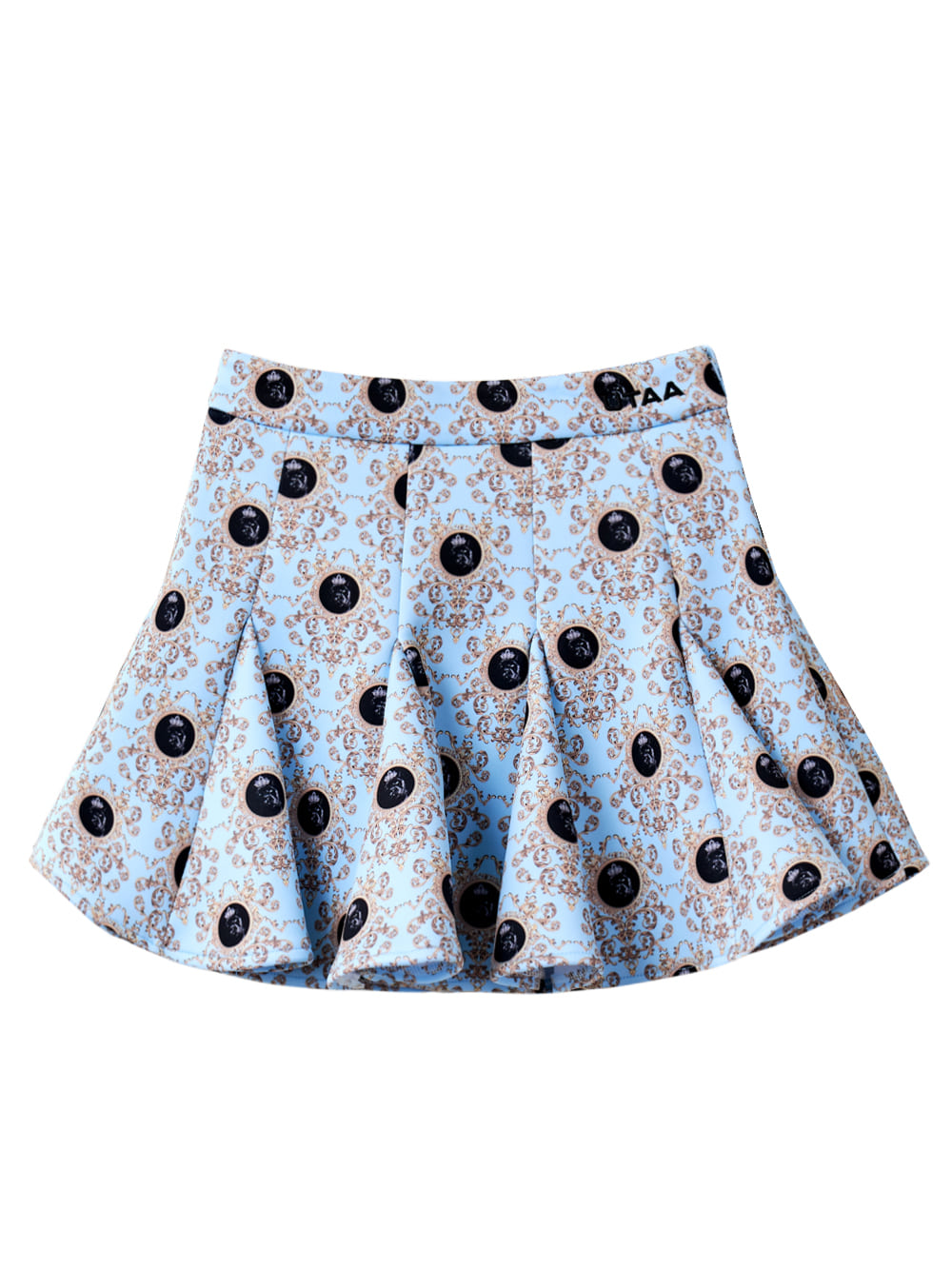 UTAA Dot Panther Neoprene Bloom Skirt : Sky Blue (UB2SKF273SB)