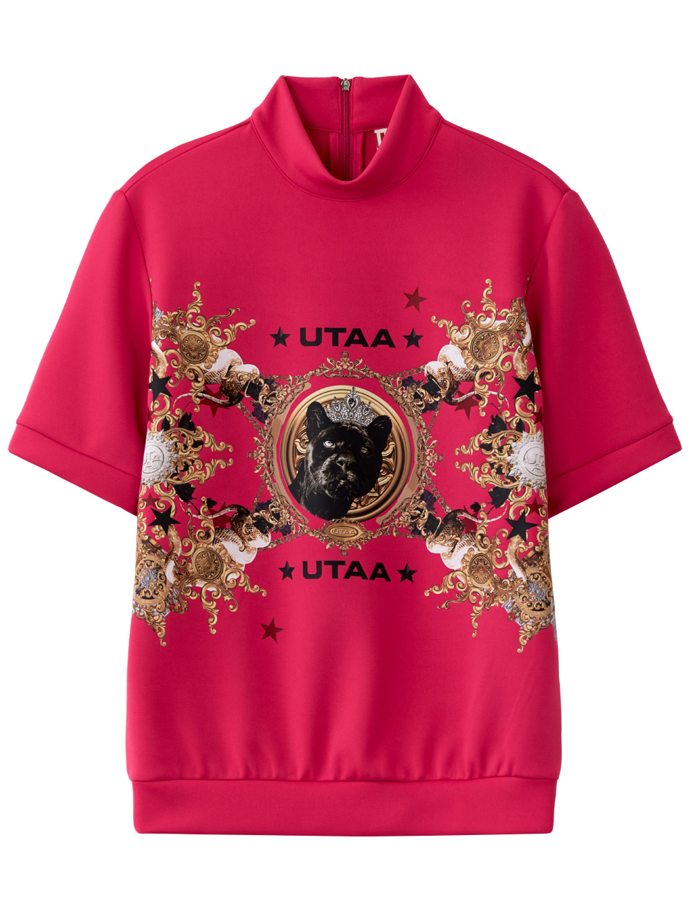 UTAA Lightmare Neo Turtleneck Tee : Pink  (UB2TSF234PK)