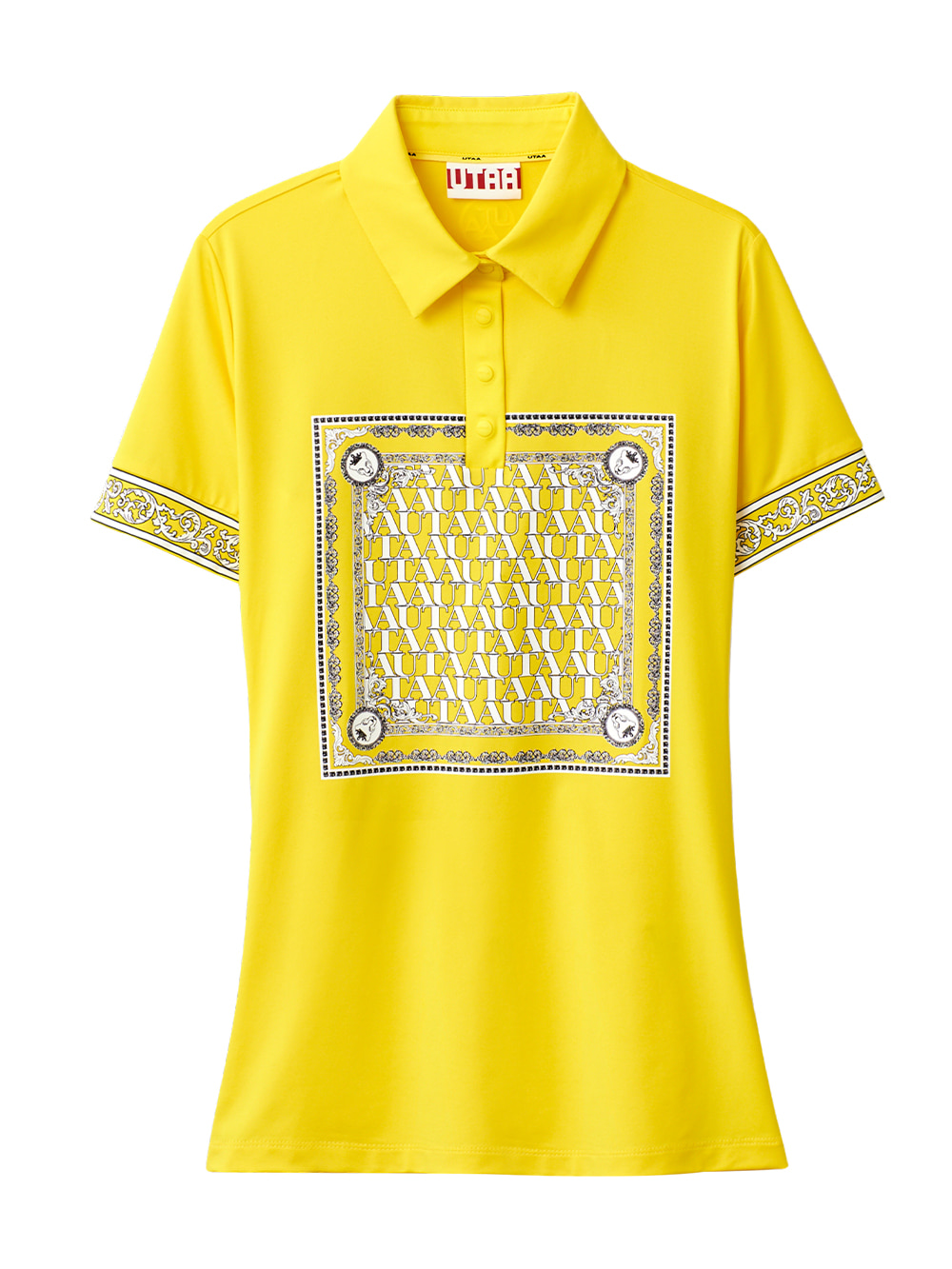 UTAA Swing Fit Blanc Baroque PK T-Shirts : Yellow (UB2TSF340YE)