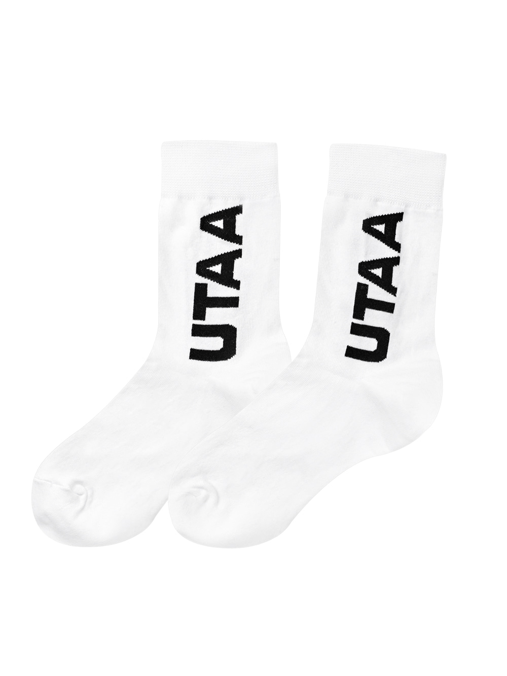 UTAA Logo Socks : White (UB0GSF152WH)