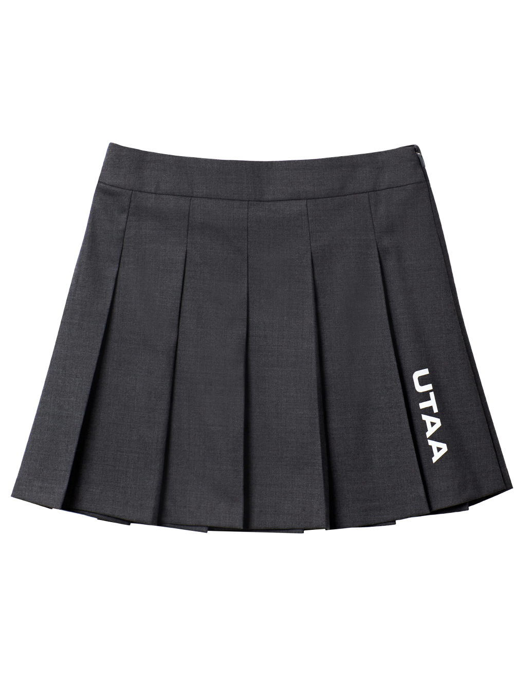 UTAA Basic Logo Flare Fan Skirt : Charcoal Gray (UB2SKF562CG)