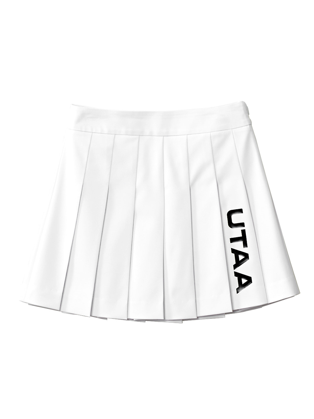 UTAA Logo Basic Pleats Skirt : White (UB2SKF560WH)