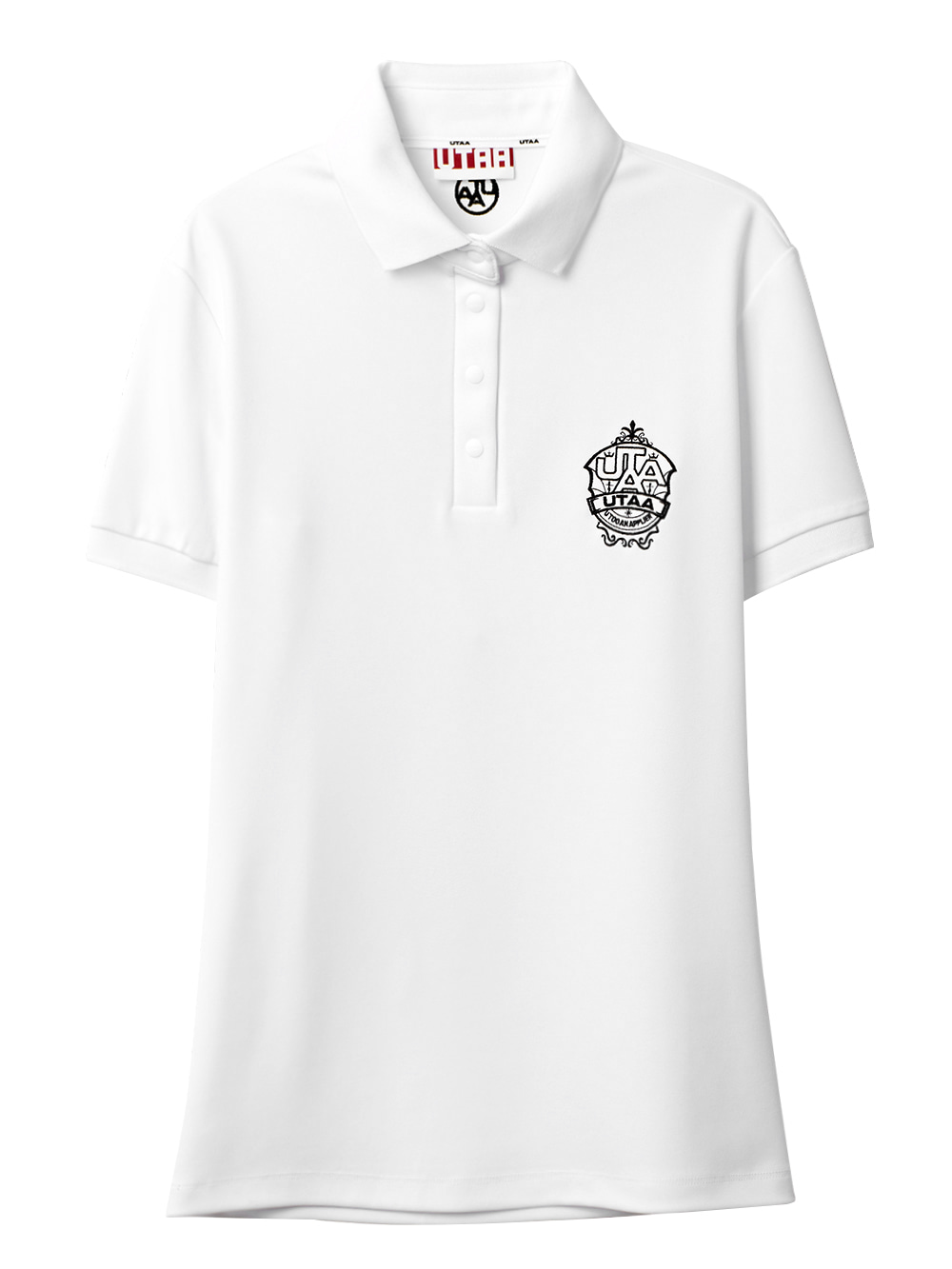 UTAA Egis Emblem Basic Polo Shirts  : Women&#039;s White (UB2TSF360WH)