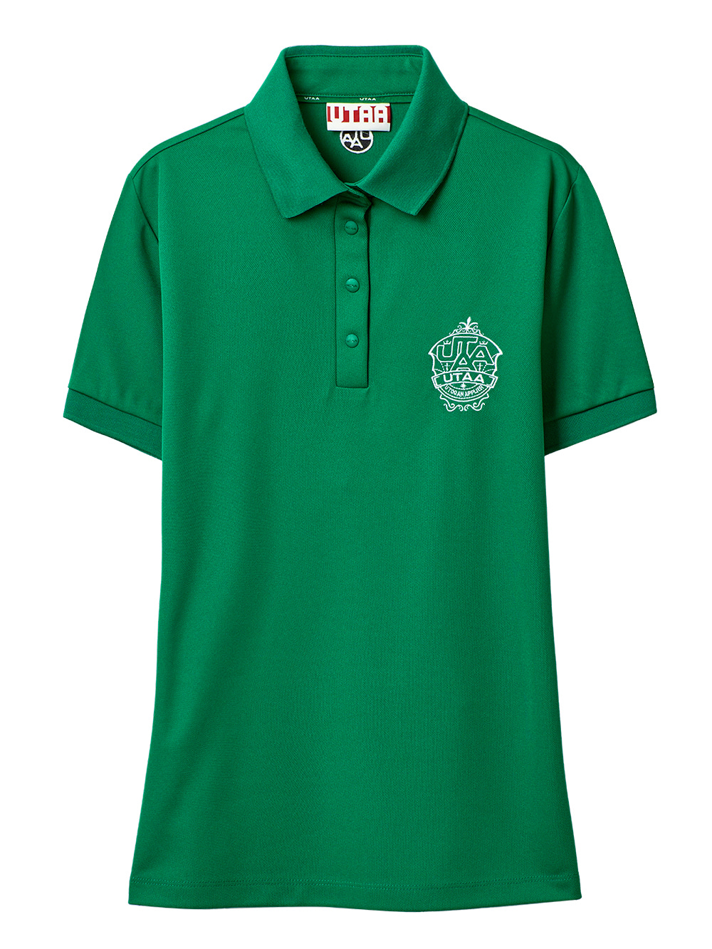 UTAA Egis Emblem Basic Polo Shirts : Women&#039;s Green (UB2TSF360GN)