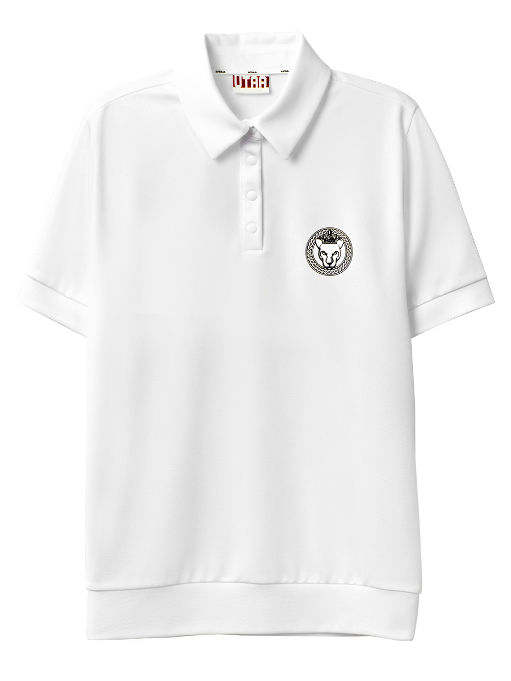 UTAA Scudo Ring Panther Polo Shirts  : Men&#039;s White (UB2TSM380WH)