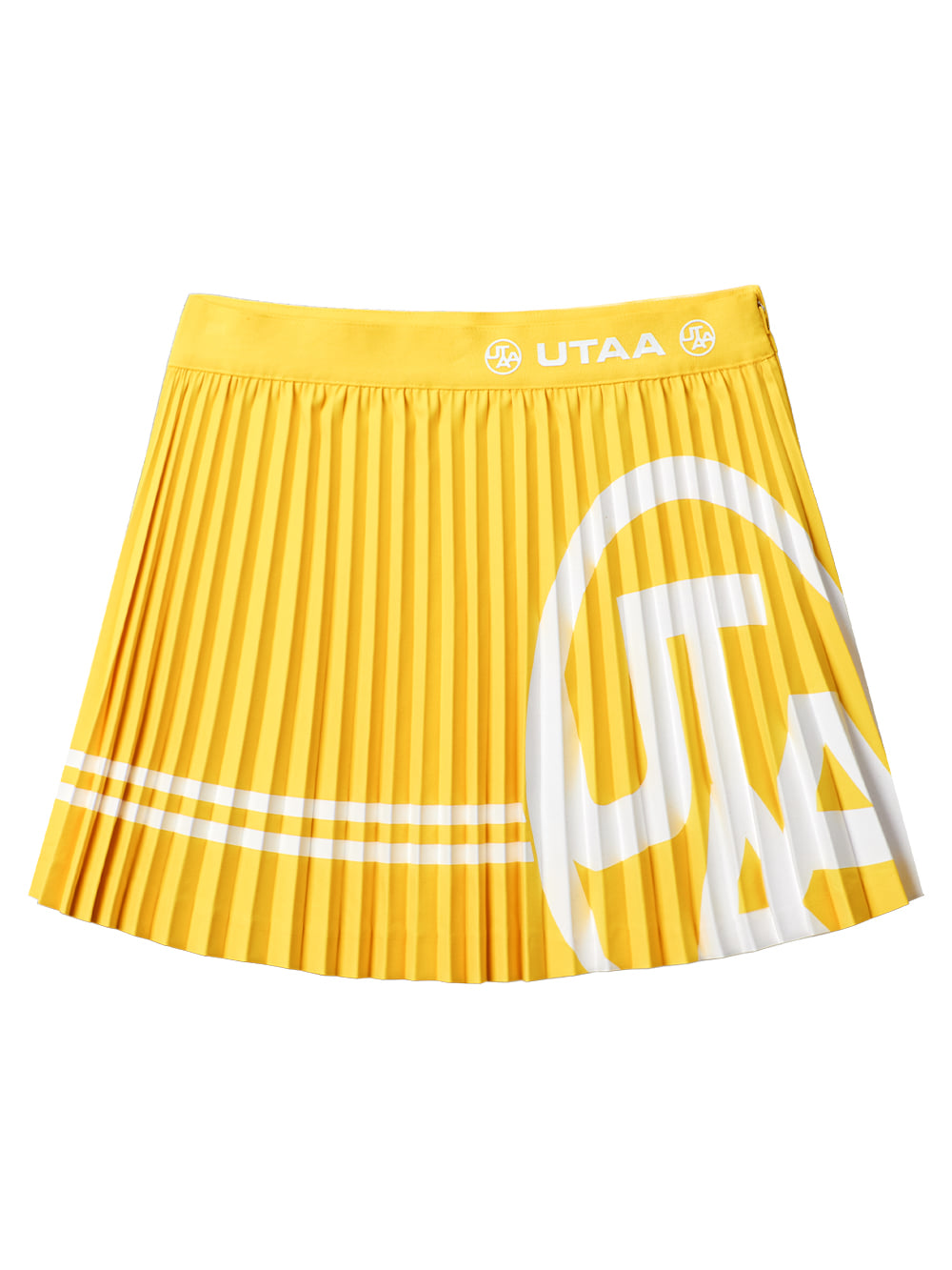 UTAA Crinkle Line Symbol Skirt : Yellow (UB2SKF530YE)