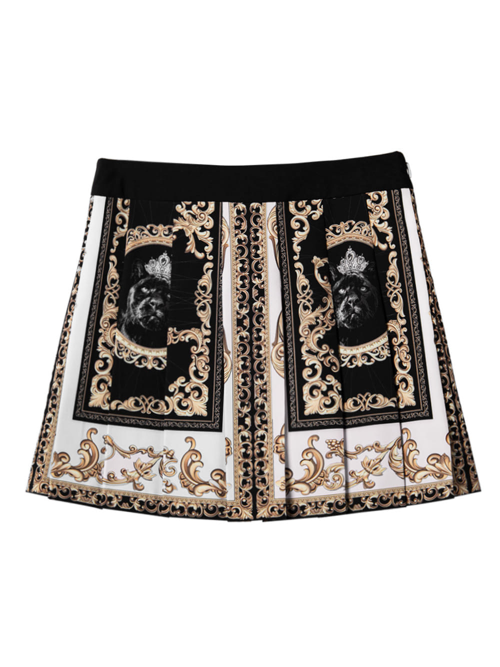 UTAA Baroque Short Skirt : White  (UB2SKF230WH)