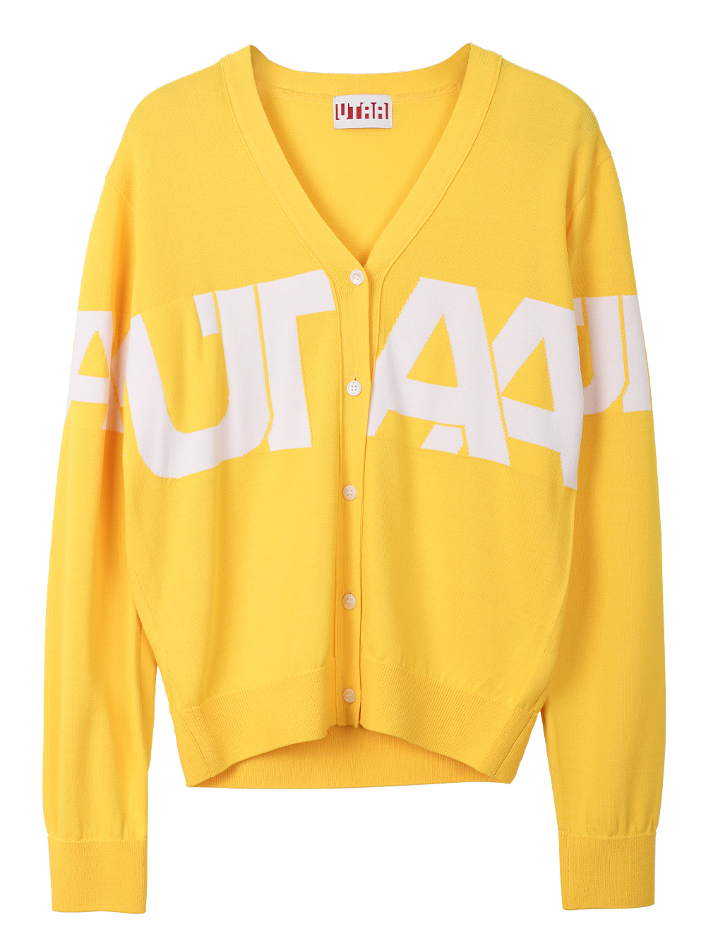 UTAA Midday Academic Cardigan : Yellow (UB3KCF404YE)