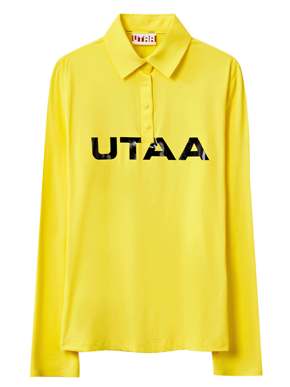 UTAA Swing Fit Cruz Tape Logo Sleeve : Men&#039;s Yellow (UB4TLM531YE)