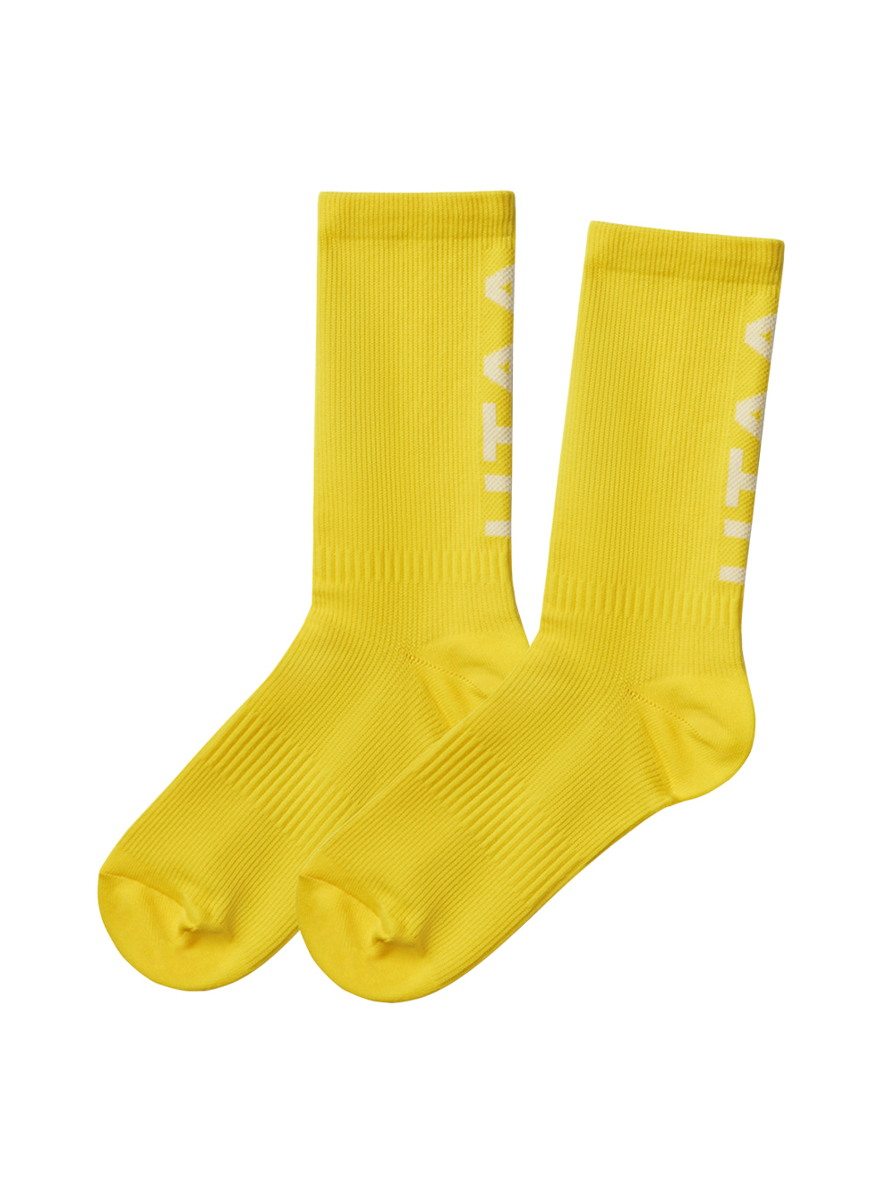 UTAA Logo Socks : Yellow(UC0GSF121YE)