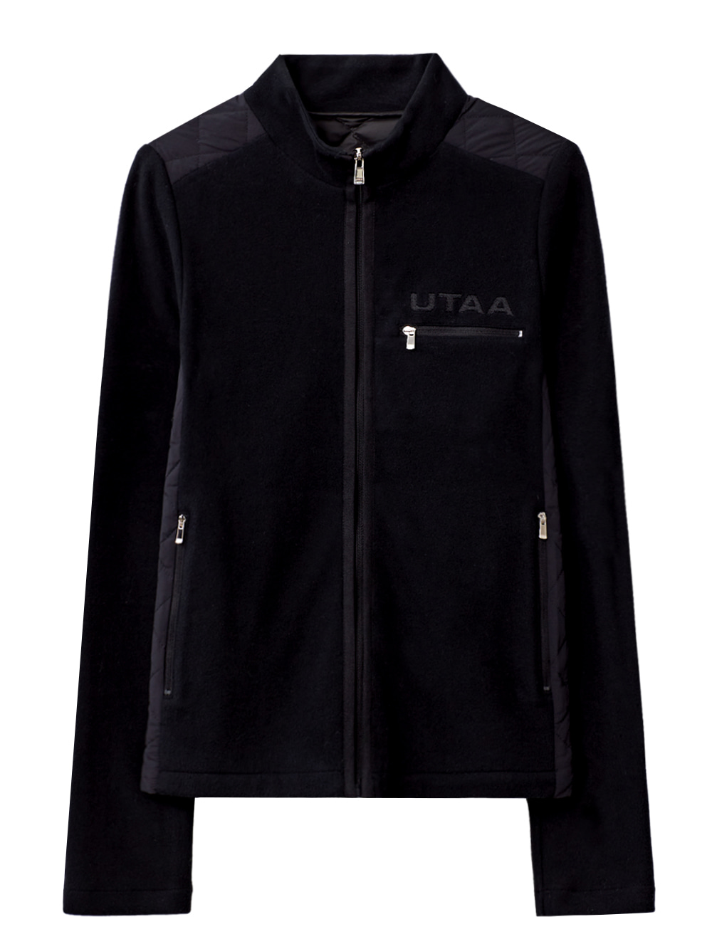 UTAA Expert Quilting Fleece Down Jacket : Women&#039;s Black (UB3DJF582BK)