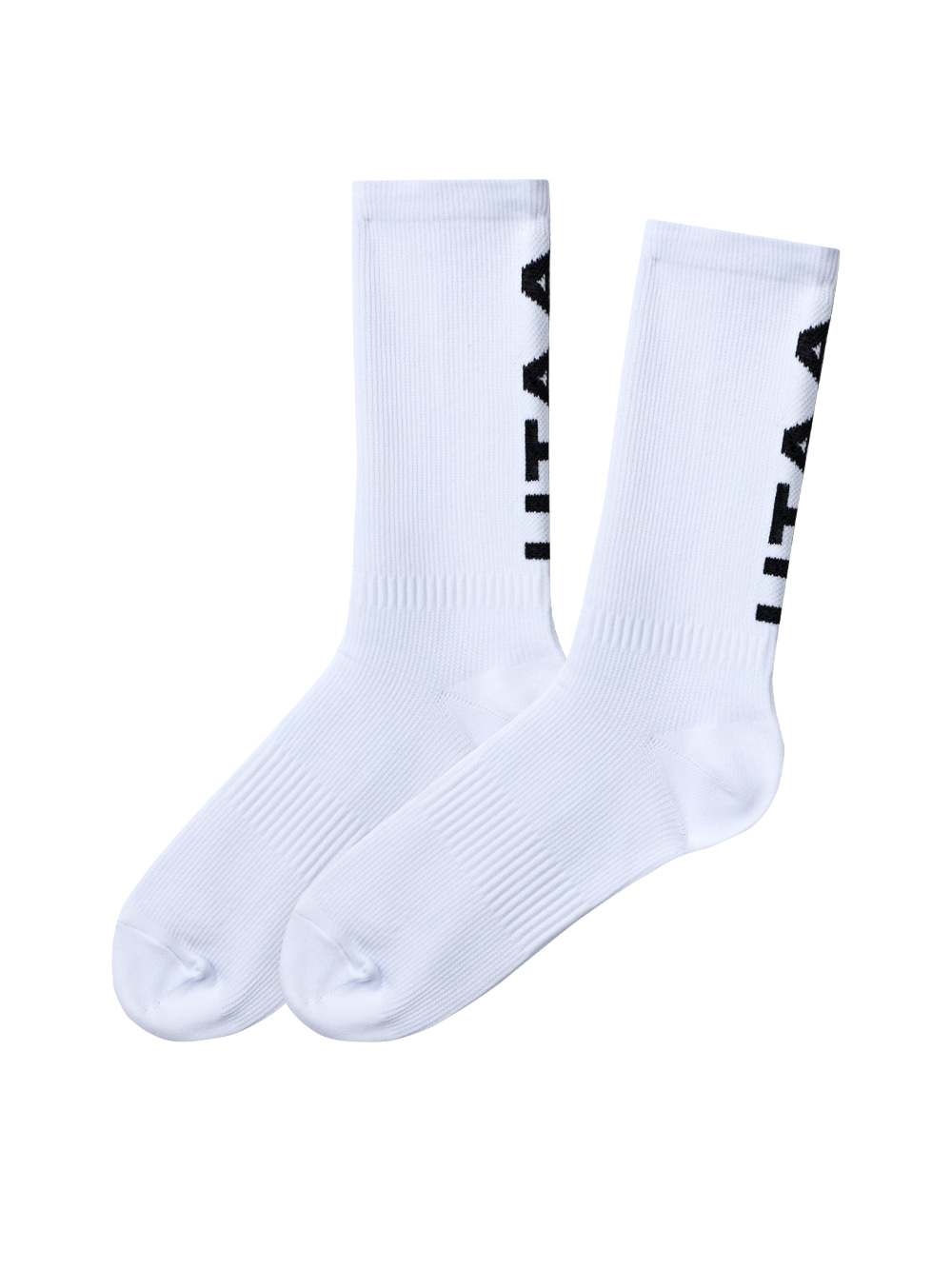 UTAA Logo Socks : Men&#039;s White(UC0GSM122WH)