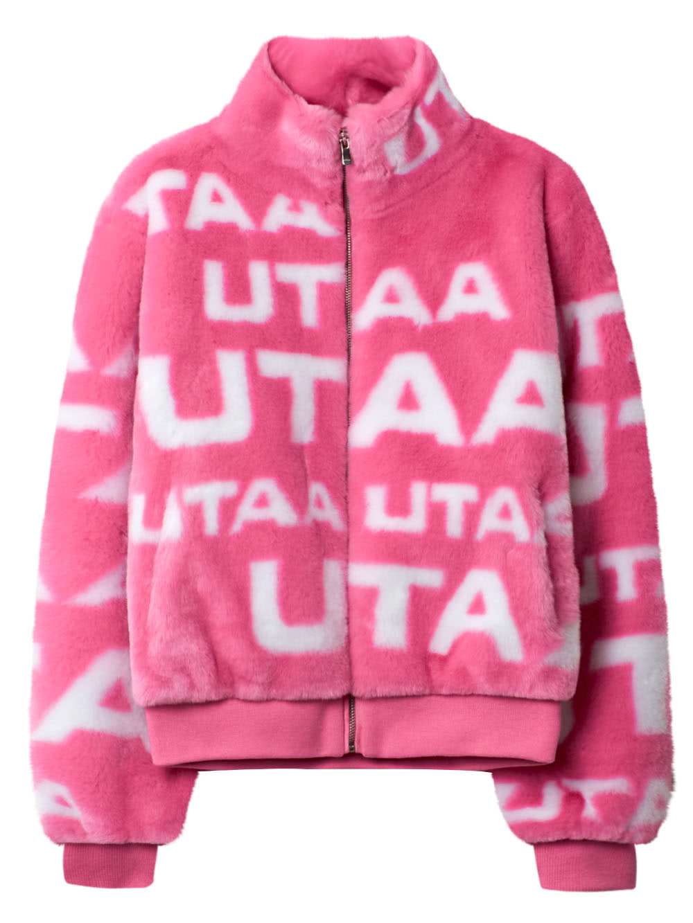 UTAA Signal Logo Fur Jacket : Women&#039;s Pink(UB4LTF835PK)
