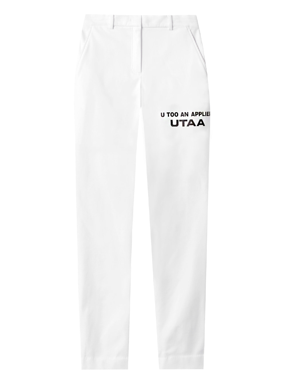 UTAA Slim Fit  Basic Pants : Women&#039;s White(UC1PTF760WH)
