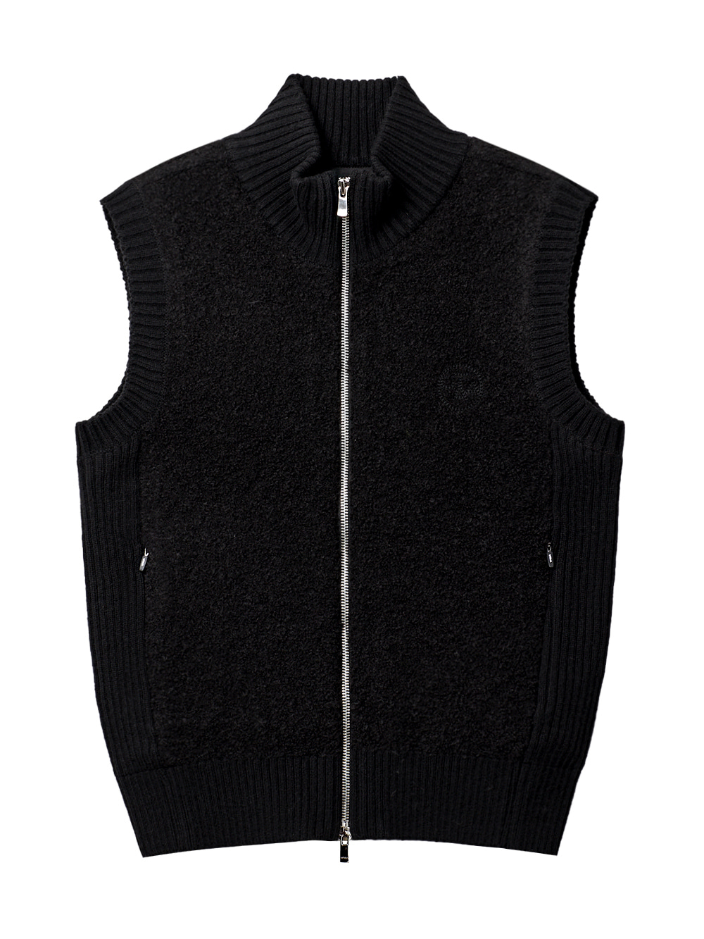 UTAA Stitch Alpaca Knit Vest  : Women&#039;s Black(UB4KVF582BK)